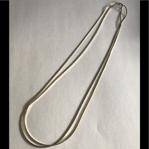 Sterling Italy Shimmer Box Chain Well Crafted 30"